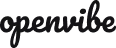 Black openvibe logo